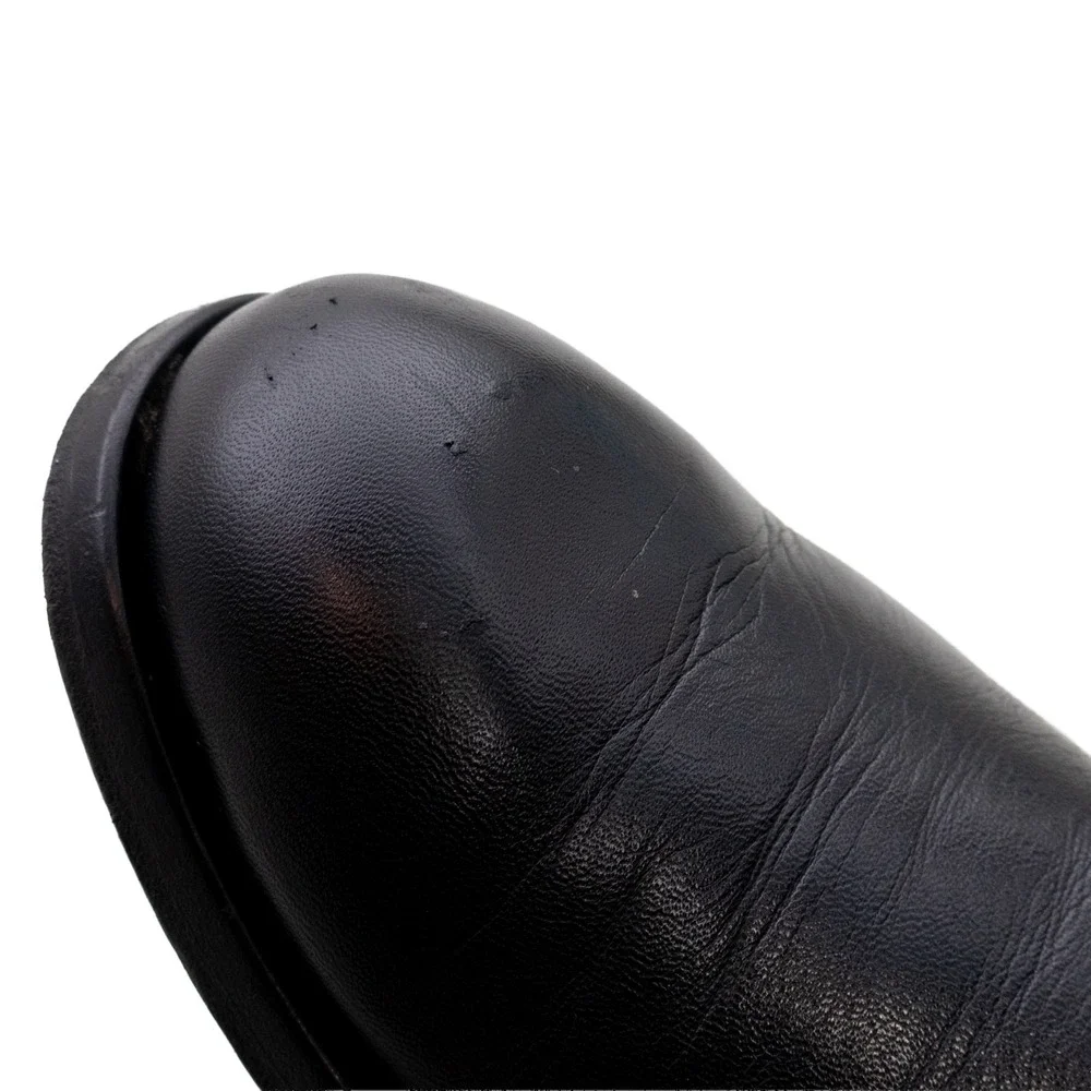MR. HARE Size 8.5 Trane Black Leather Side Zipper Ankle Boots UK 6 US‎ 7 EU 40